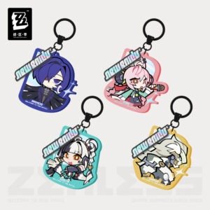 [ZENLESS ZONE ZERO] Krampus Compliance Authority Series Chibi Acrylic Keychain