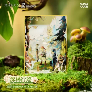 [REVERSE:1999] Forest Trail Friends Series Visitor in the Green Shade Acrylic Shikishi