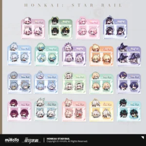 [HONKAI: STAR RAIL] Exhibition Series Chibi Bookmark Set