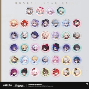 [HONKAI: STAR RAIL] Nameless Guest Series Chibi Badge