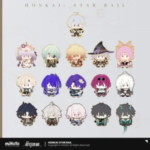[HONKAI: STAR RAIL] Chibi Series Metal Badge