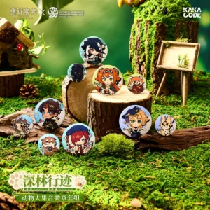 [REVERSE:1999] Forest Trail Friends Series Chibi Badge Set