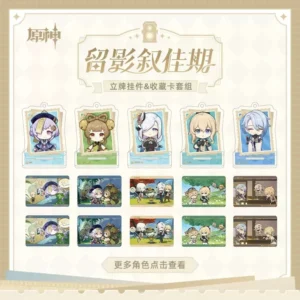 [GENSHIN IMPACT] Cherished Moments Series Chibi Acrylic Stand and Card Holder Set Vol.1