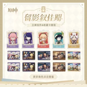 [GENSHIN IMPACT] Cherished Moments Series Chibi Acrylic Stand and Card Holder Set Vol.2