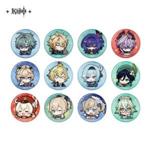 [GENSHIN IMPACT] Chibi Emoticon Series Mondstadt Badge