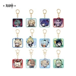 [GENSHIN IMPACT] Chibi Emoticon Series Mondstadt Acrylic Keychain