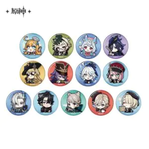 [GENSHIN IMPACT] Chibi Emoticon Series Fontaine Badge