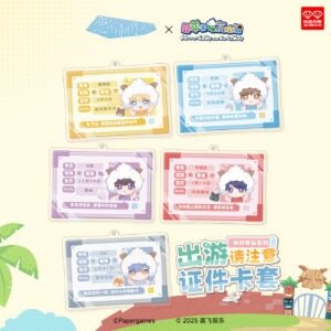 [MR LOVE: QUEEN'S CHOICE] Pleasant Goat and Big Big Wolf Chibi Travel Card Holder