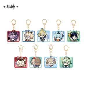 [GENSHIN IMPACT] Chibi Emoticon Series Mondstadt Acrylic Keychain