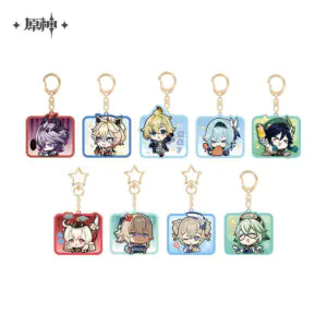 [GENSHIN IMPACT] Chibi Emoticon Series Mondstadt Acrylic Keychain