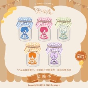 [LIGHT AND NIGHT] Bread with Jam Series Glass Jar