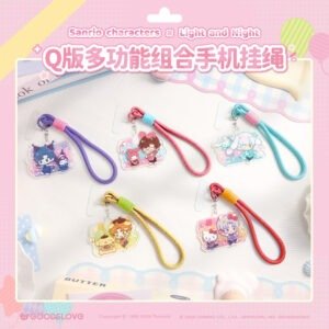 [LIGHT AND NIGHT] LAN X Sanrio Chibi Lanyard
