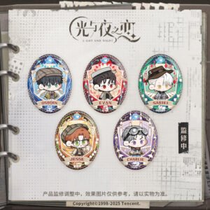 [LIGHT AND NIGHT] See You Tomorrow Series Chibi Badge