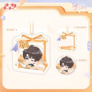 [LOVE AND DEEPSPACE] Caleb 2026 Birthday Chibi Badge & Cover Set