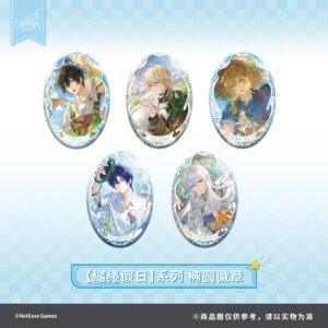 [LOVEBRUSH CHRONICLES] LBC X SpongeBob SquarePants Oval Badge
