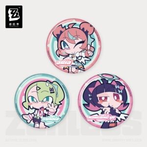 [ZENLESS ZONE ZERO] PINK Sweet Shock Series Chibi Badge